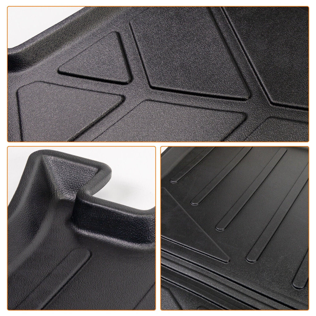 Trunk Mat Custom Fit Jeep Grand Cherokee 2011-2022 TPE Cargo Floor Carpet Rubber Car Rear Cargo Liner Protector All climate Black