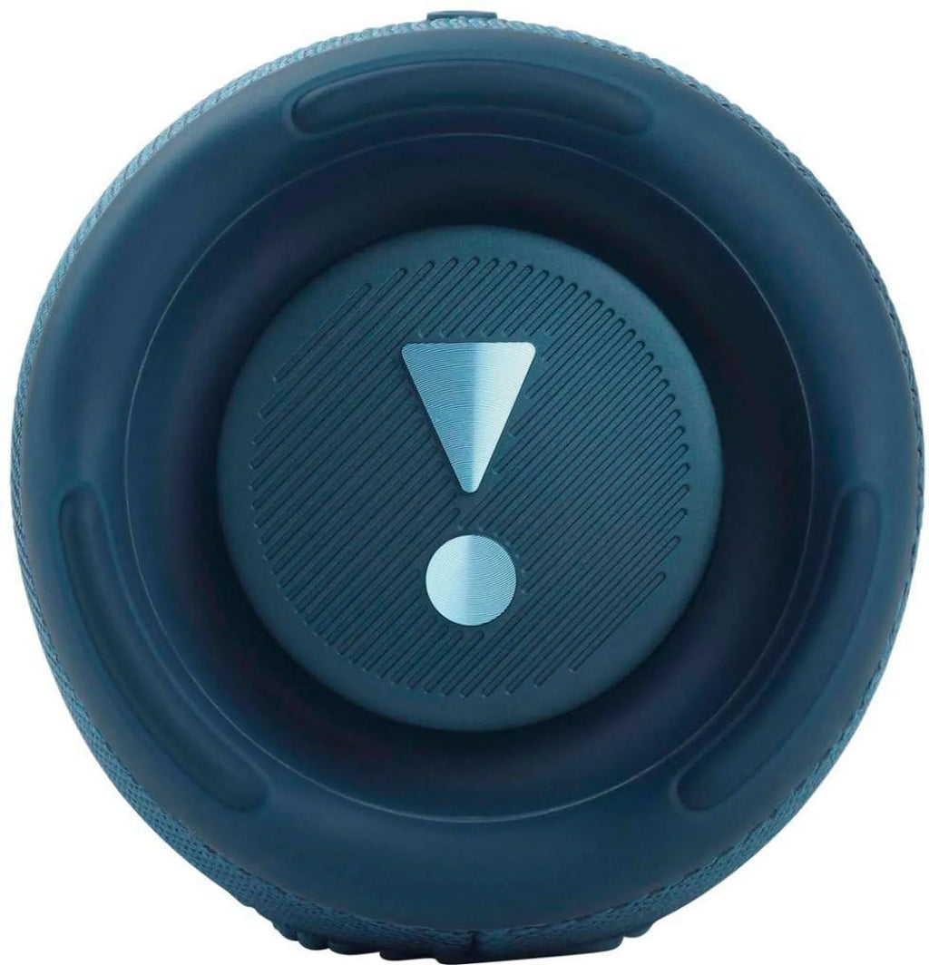 JBL Charge 5 Bluetooth Speaker, IP67 Waterproof Bundle with Deluxe CCI Hardshell Protective Case (Blue)