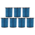 7 Pack 3-Layer Fine Dust Cartridge Filter Replacement Part 72952 matching with RIDGID VF5000, 5-20 Gallon Wet & Dry Vacuums, Washable & Reusable