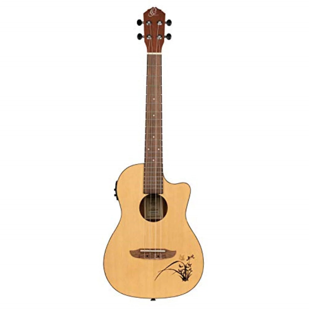 Ortega Bonfire Series Acoustic Electric Ukulele Bass