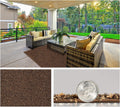 The Look of Grass Without The Maintenance.. 12'x12' Brown Turftime Indoor/Outdoor Artificial Turf Area Rugs, Runners and Doormats