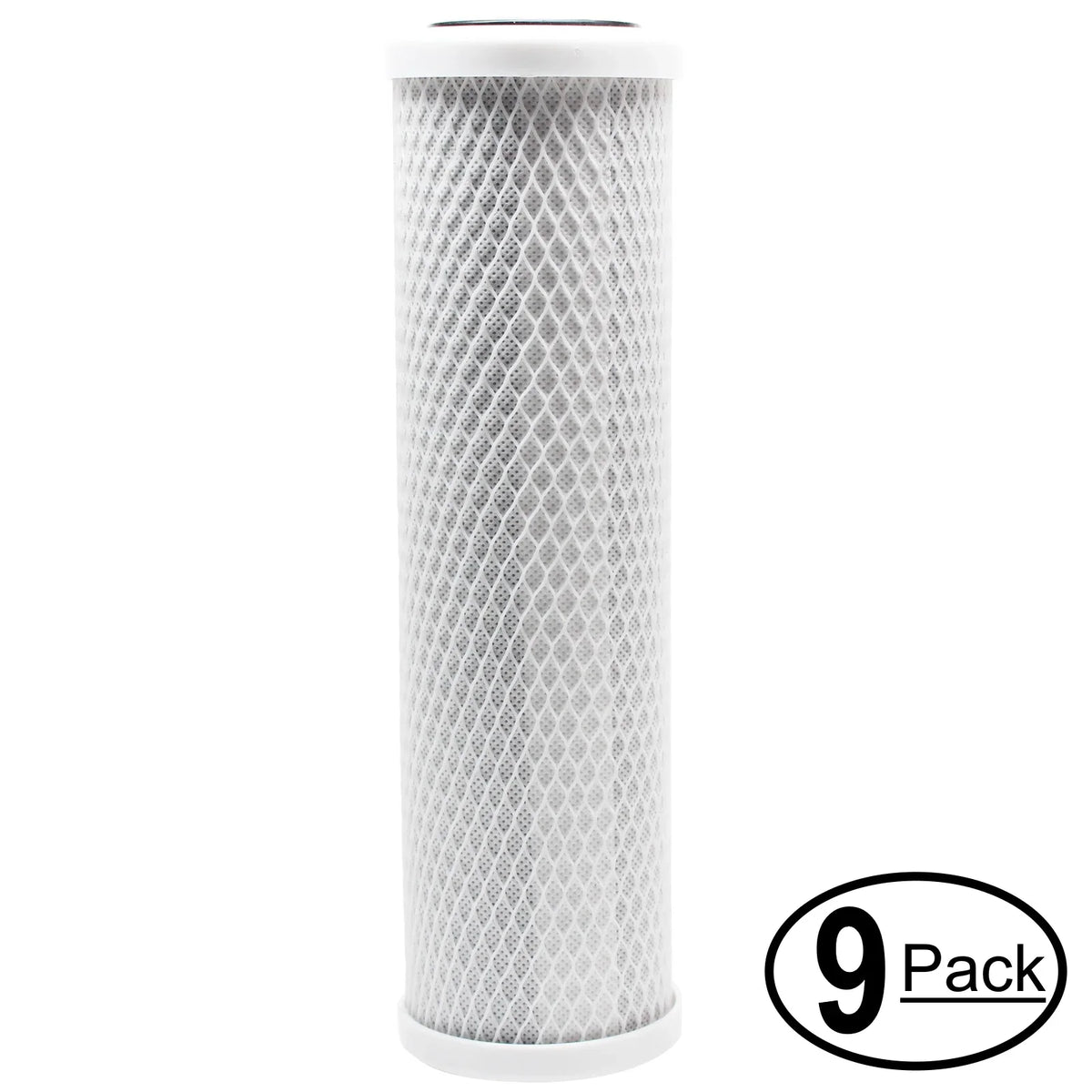 9-Pack Replacement for Axeon L1-300 Activated Carbon Block Filter - Universal 10 inch Filter for Axeon L1-300 RO Light Commercial System - Denali Pure Brand