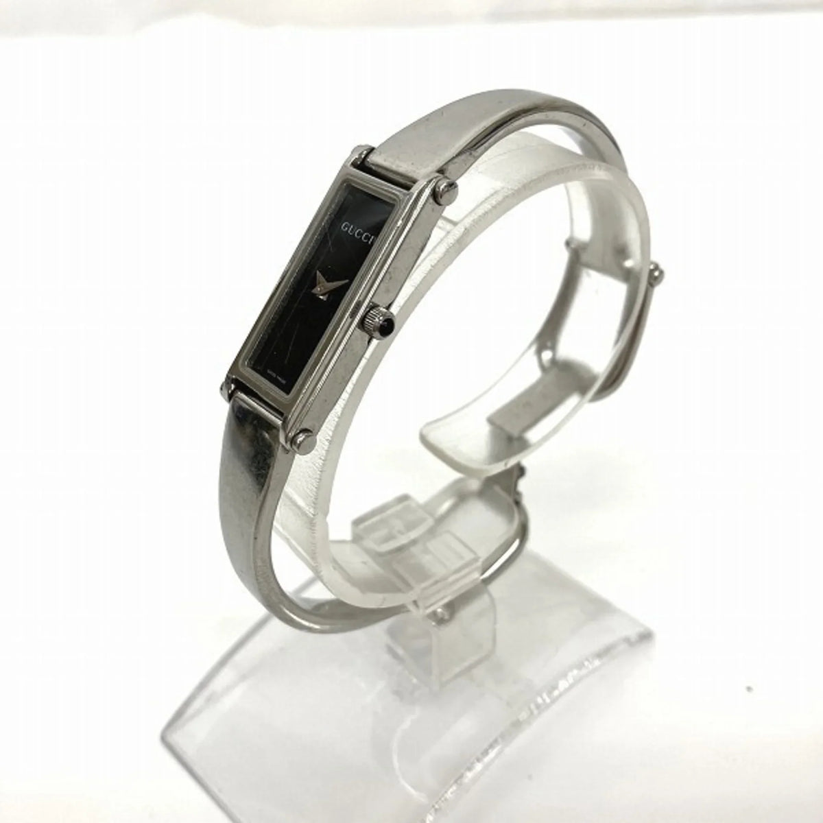 Pre-Owned GUCCI 1500L Black Quartz Watch Ladies (Good)