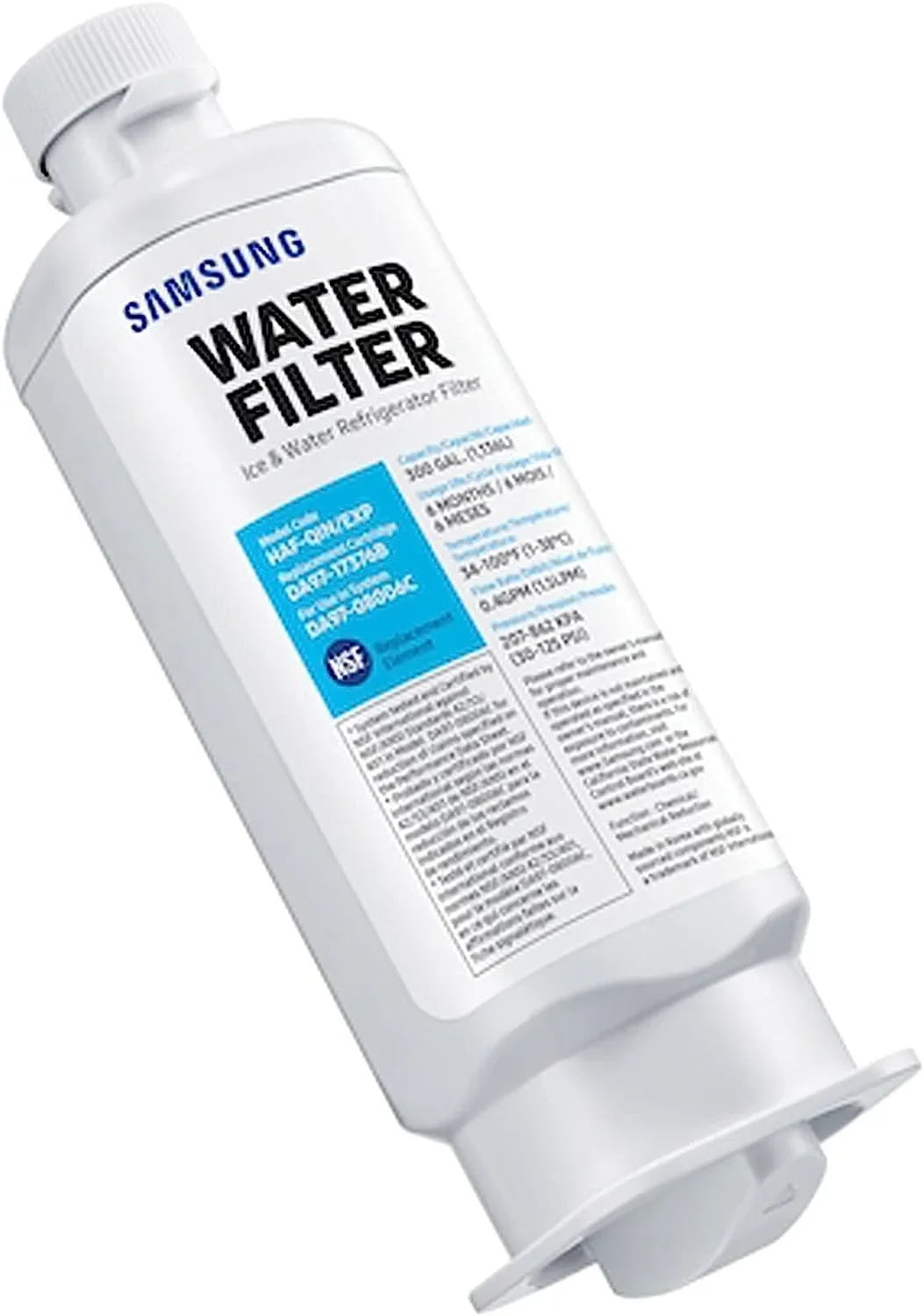 DA97-17376B HAF-QIN, DA9717376B HAF-QIN/EXP Refrigerator liquid Filter RF23M8070SG Pack of 8