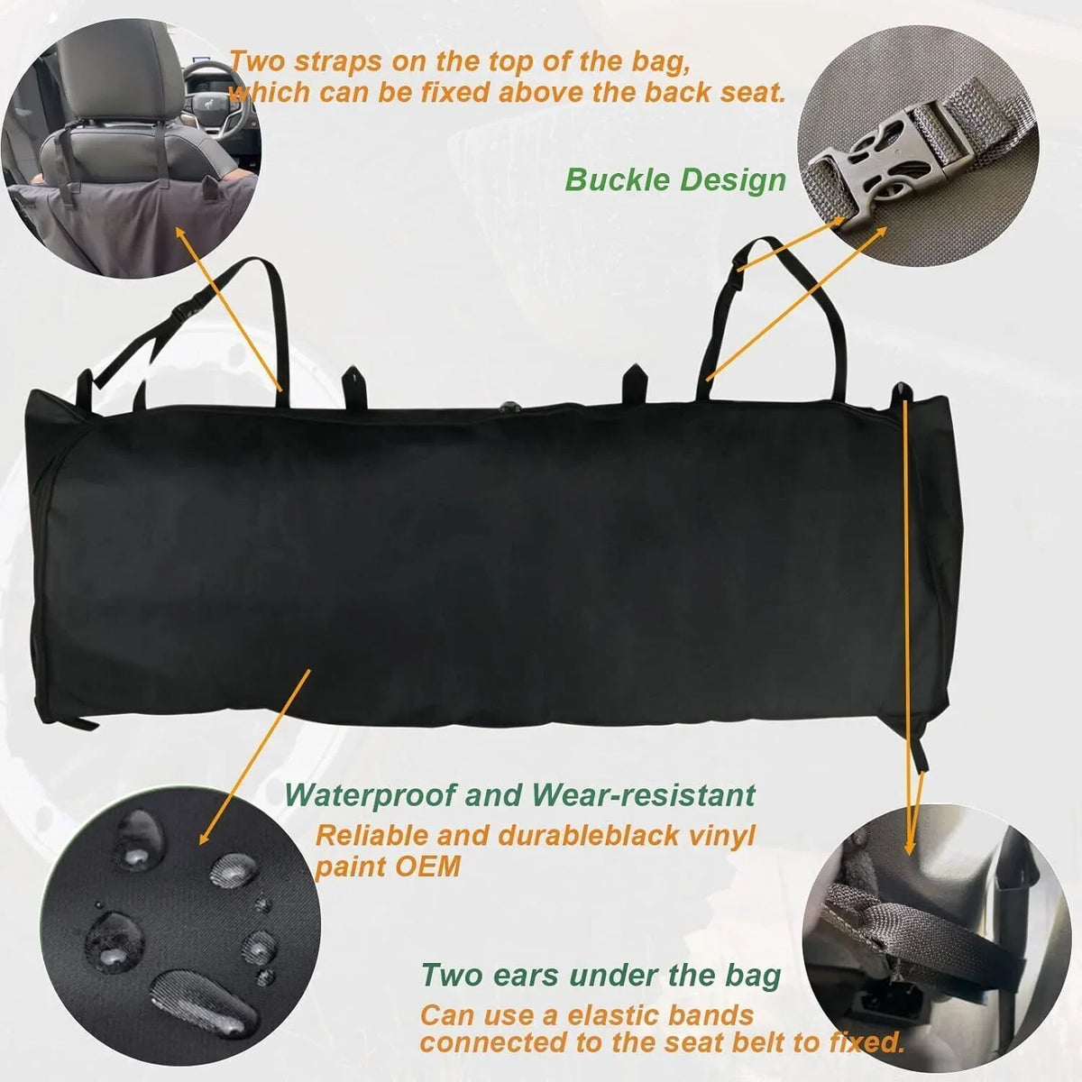 OFF ROAD Soft Top Window Storage Bag for  Bronco Accessories 2021 2022 NEW