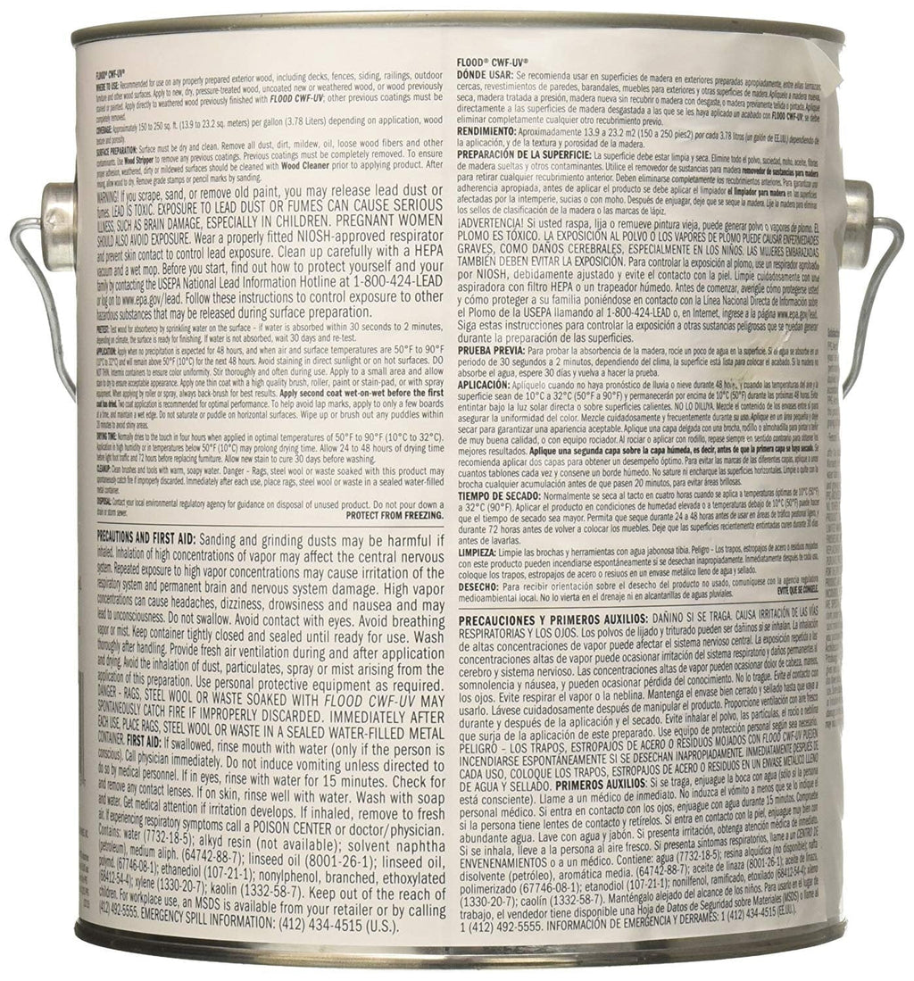 Flood Series FLD521-01 1G CWF-UV Redwood 275 VOC