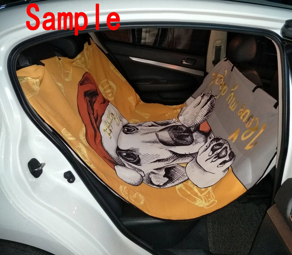 GCKG Eiffel Tower Pet Car Seat shield,Frech Paris Eiffel Tower Love Flower Pet Car Seat wrap Dog Car Seat Mat Hammock Cargo Mat Trunk Mat For Cars Trucks and SUV 54x60 inches