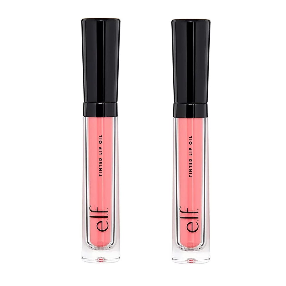 Tinted Lip Oil, Coral Kiss 82432. Pack of 2 E.l.f