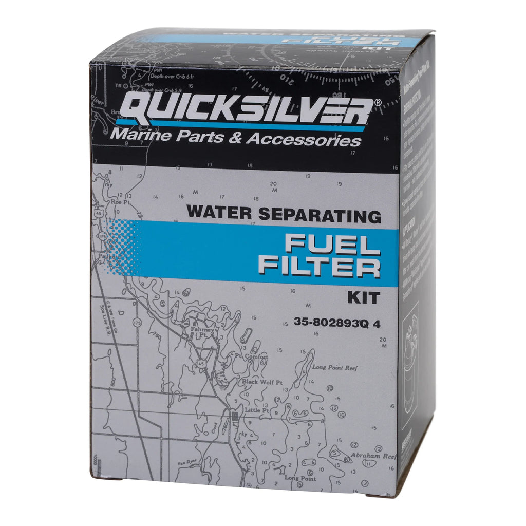 802893Q4 liquid Separating Fuel Filter - Mercury and Mariner Outboards and MerCruiser Stern Drive and Inboard Engines