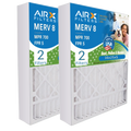 16x25x5 Air Filter MERV 8 Comparable to MPR 700 & FPR 5 suitable with ReservePro 4511 Premium USA Made 16x25x5 Furnace Filter 2 Pack by AIRX FILTERS WICKED CLEAN AIR.
