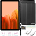 2021  Galaxy Tab A7 10.4'' (2000x1200) TFT Display Wi-Fi Tablet Bundle, 3GB RAM, Bluetooth, Android 10 OS (64GB, Gold) with Mazepoly Accessories