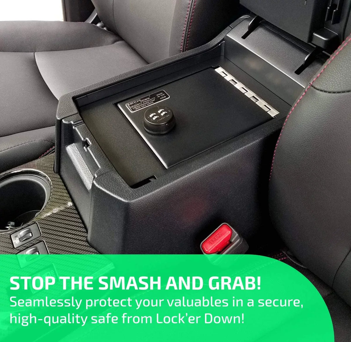 lock'er down console safe 2015 up f150 / 2017 up  super duty