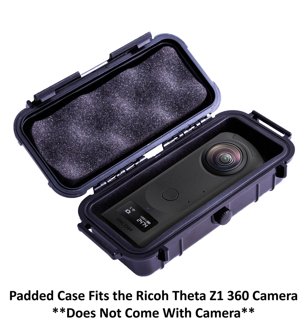Casematix 7 Inch Waterproof 360 Action Camera Case suitable with Ricoh Theta Z1 360 Degree Camera