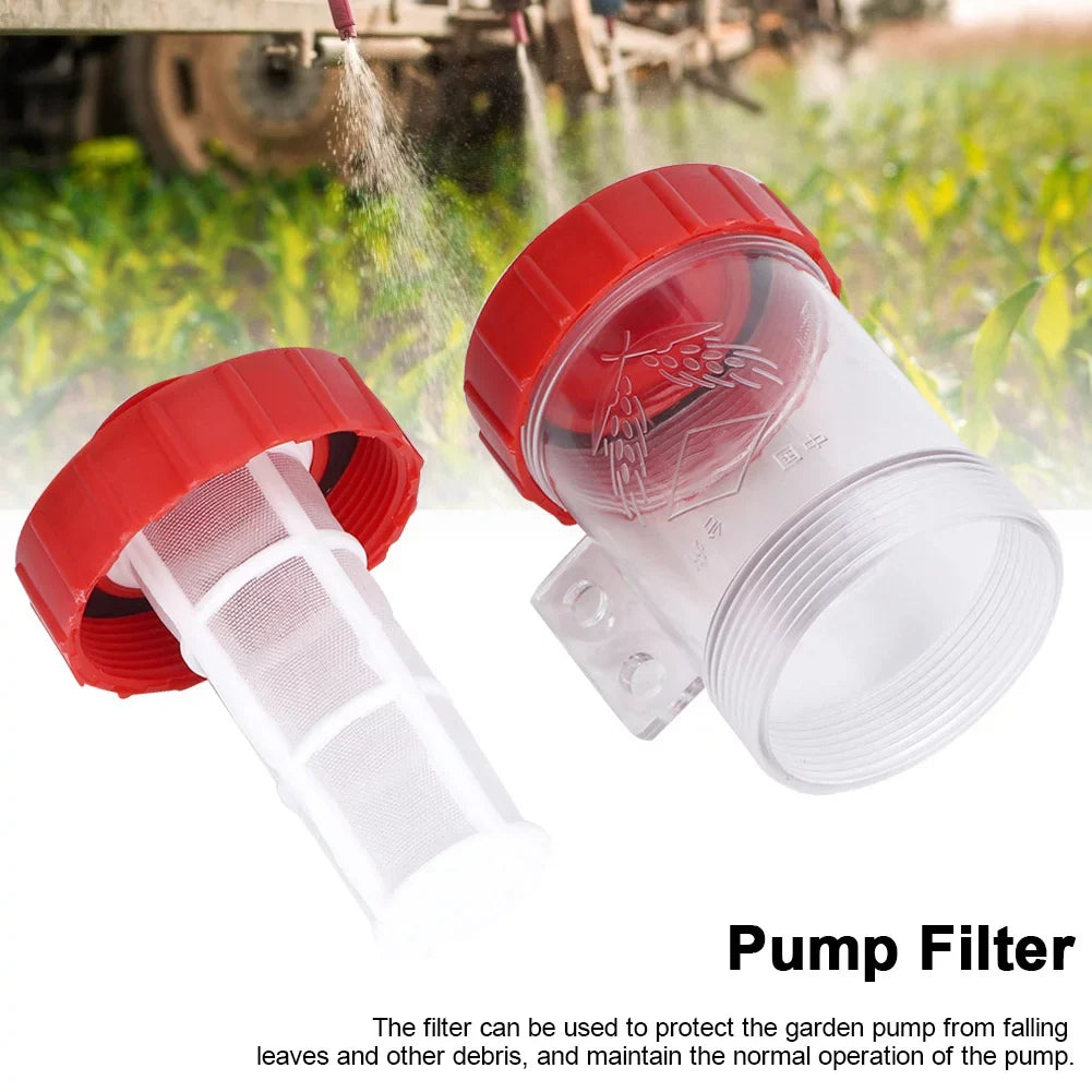 Tarente Agricultural In-Line Mesh Filter High Flow moisture Pump Transparent Filter (G3/4in)