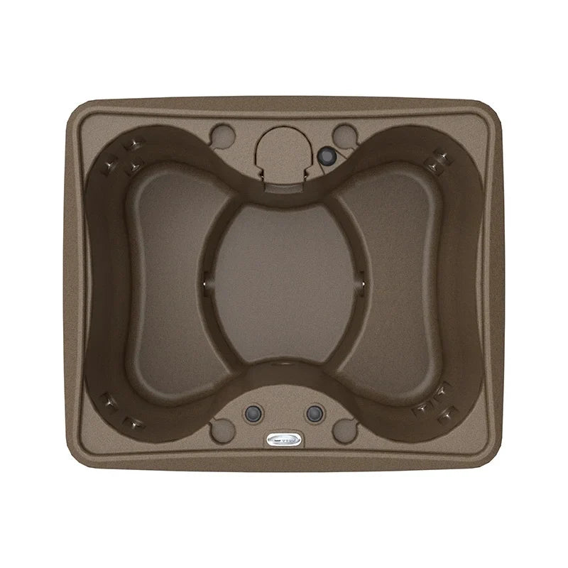 Aquarest Spas Powered By Jacuzzi® Premium 150 Hot Tub Spa 4-Person Plug and Play 12 Jets, Ozone and LED Waterfall, & Tub shield, Keystone