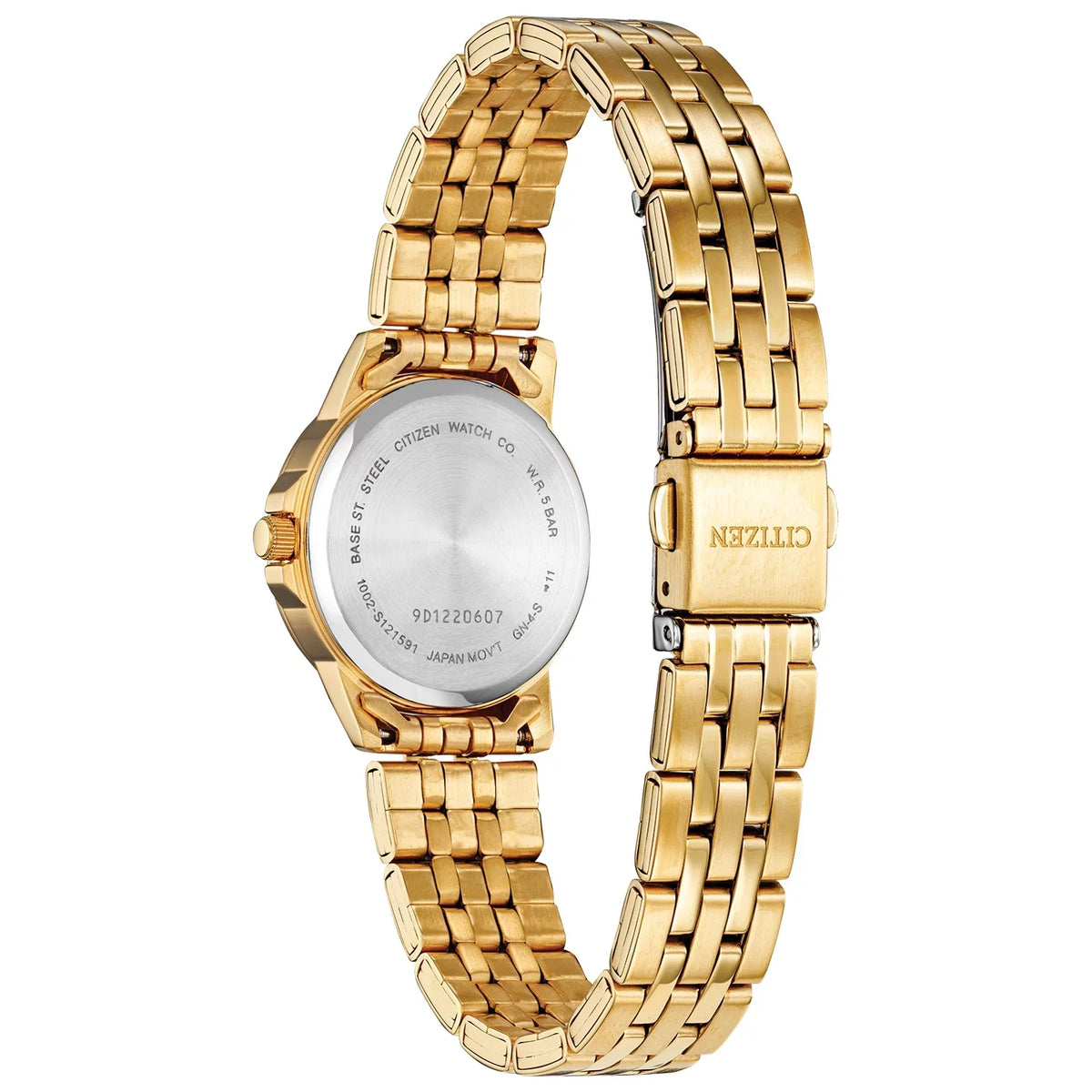 Citizen Quartz Black Dial Gold-tone Ladies Watch EQ0603-59F