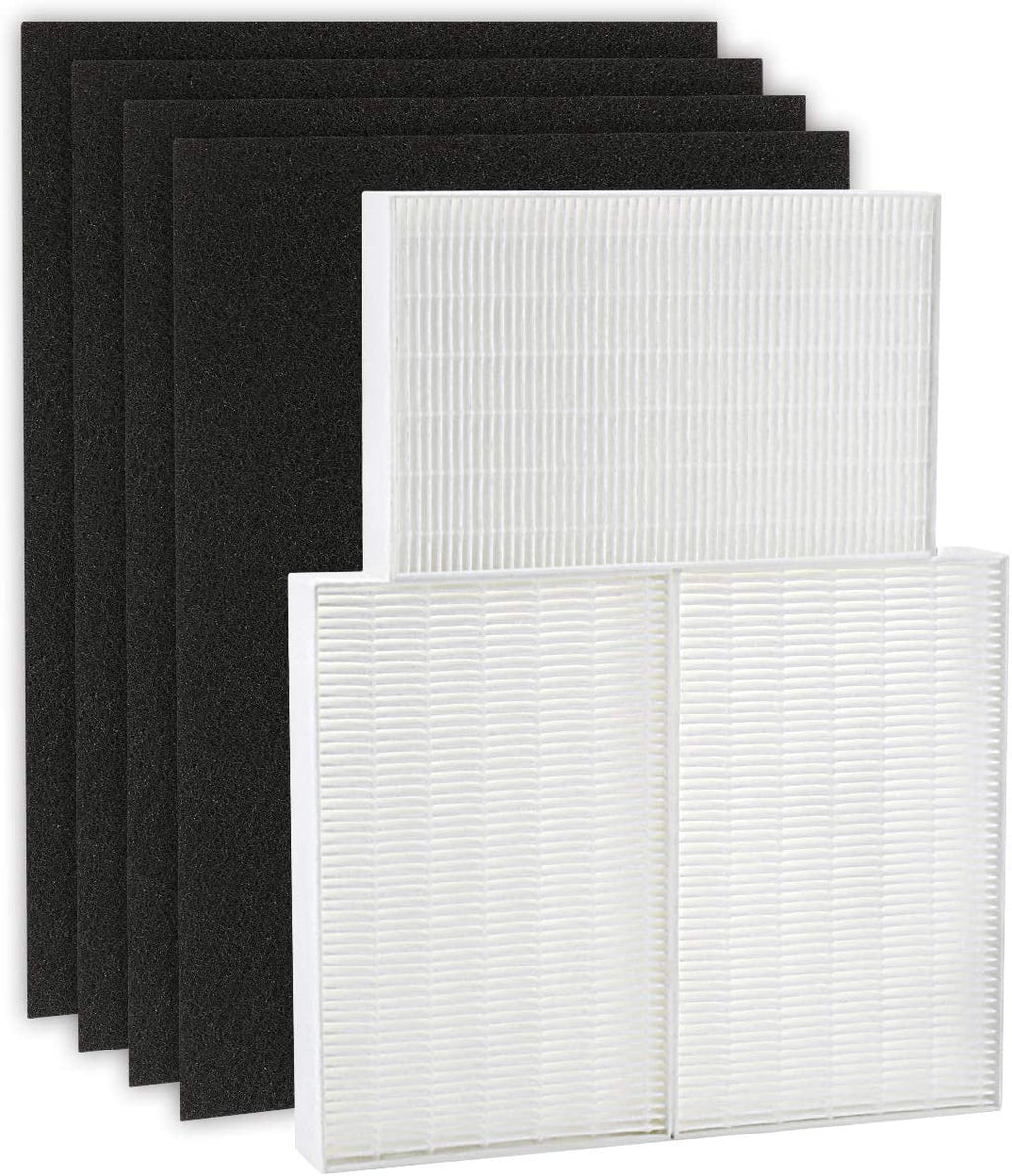 Air Purifier HEPA 13 Filter R, HRF-R3 matching with Honeywell Air Purifier HPA300 3 Pack with 4 Pack Precut Activated Carbon Pre-Filters Replacement HRF-AP1,Home Air Purifier Parts & Accessories