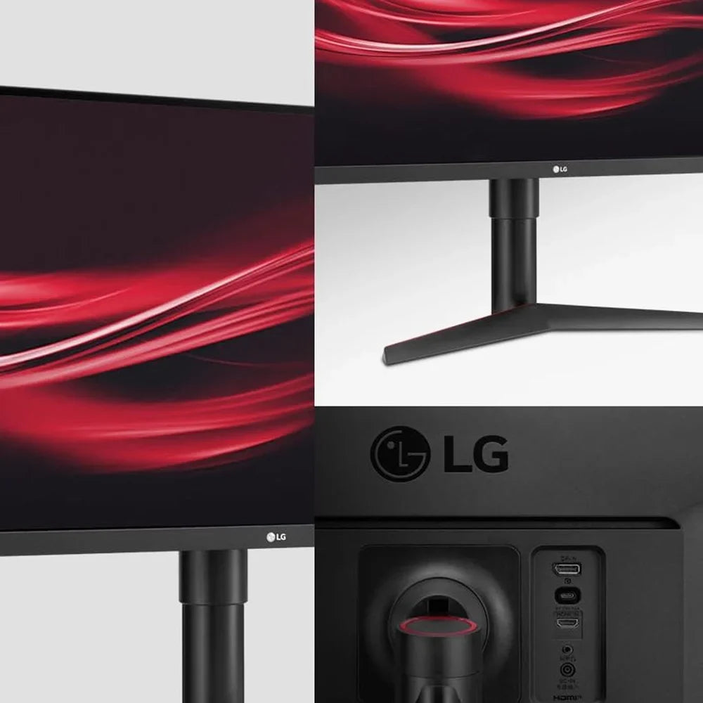 Open Box  34WP65G-B UltraWide Monitor 34" 21:9 Full HD (2560 x 1080) IPS Display, VESA DisplayHDR 400, AMD FreeSync, Height and Tilt Adjustable Stand - Black