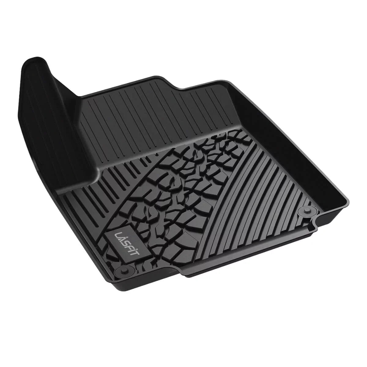 Lasfit Car Floor Liners for 2016-2021 Jeep Grand Cherokee (NOT Jeep Cherokee )  & Jeep Grand Cherokee WK 2022, All atmospheric conditions TPE Vehicle Floor Mats Set, 1st and 2nd Row, Fit Bench Seating only, Black