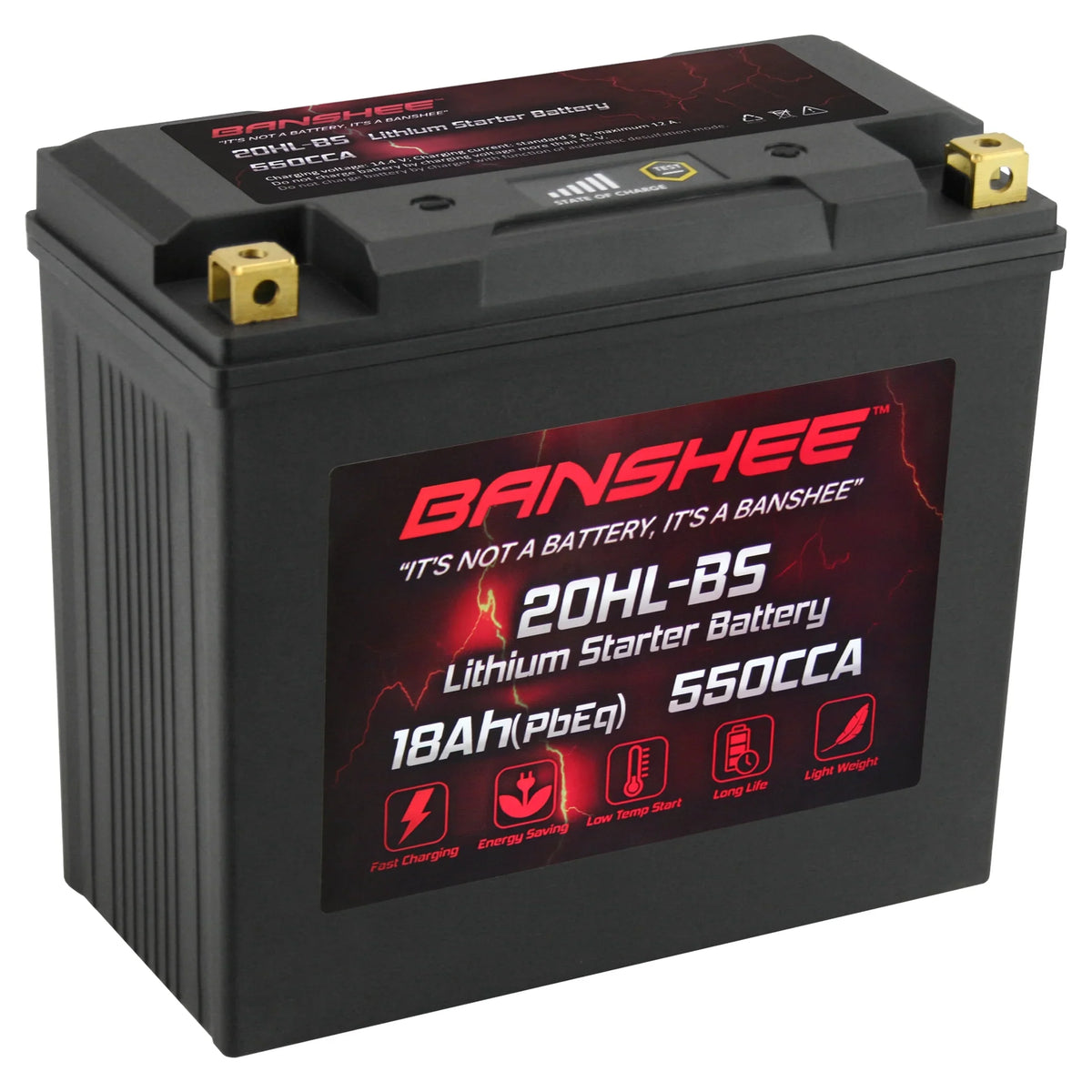 Banshee 20L-BS LiFePO4 Motorsports Battery suitable with Sea-Doo GTI Limited 155 2016 to 2018