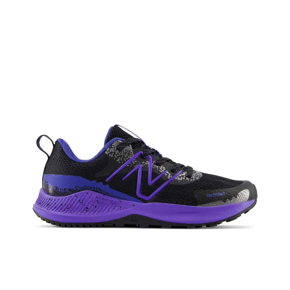 New Balance Dynasoft Nitrel v5 Boys Trail Shoes Color: Black Electric Indigo Size: 5 WIDE