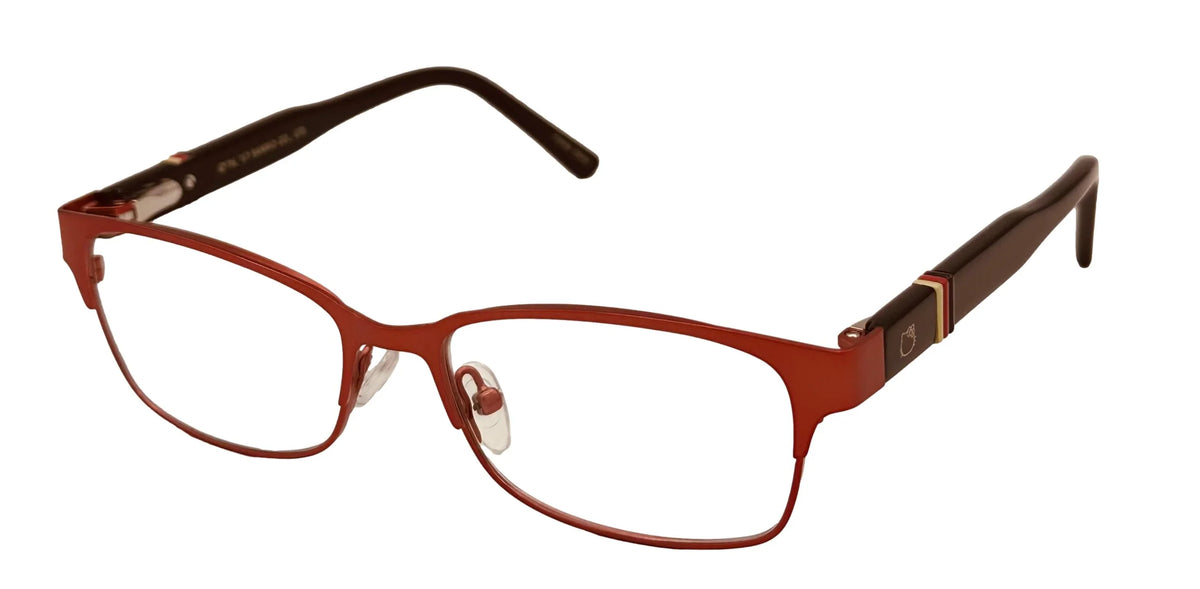 1 49mm. 280. Hello Kitty Kids Red Metal Rectangle Eyewear Frame