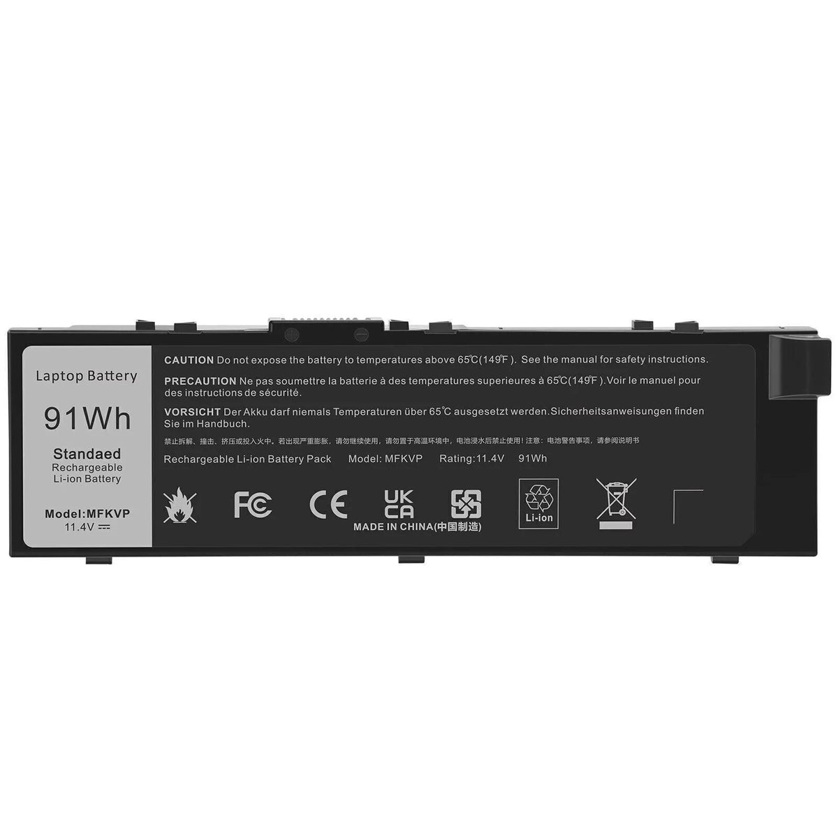 MFKVP Battery For  Precision 17 7710,17 7720 Series