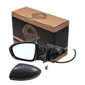 Brock Aftermarket Replacement Driver Left Power Mirror With Heat-Signal-Camera Paint To Match Black appropriate With 2020-2021 Nissan Sentra