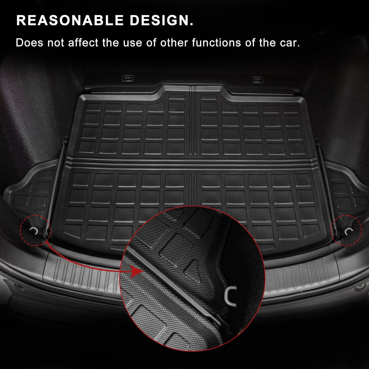 Fit 2023 2024 Honda CRV Cargo Mat Trunk Mat All elements Cargo Liner 2023 CR-V Fuel Accessories Non-Hybrid