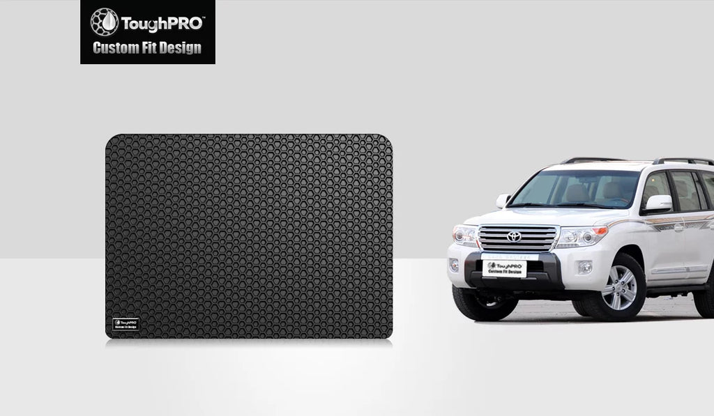 ToughPRO - Cargo Mat appropriate with  FJ Cruiser - All climate Heavy Duty (Made in USA) - Black Rubber - 2013