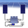SHZICMY 600W 110V Solar Micro Inverter Grid Tie MPPT Pure Sine Wave DC to AC Waterproof