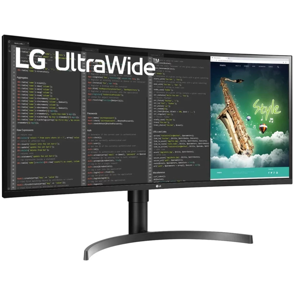 Ultrawide 35WN65C-B 35" Class WQHD Curved Screen Gaming LCD Monitor, 21:9