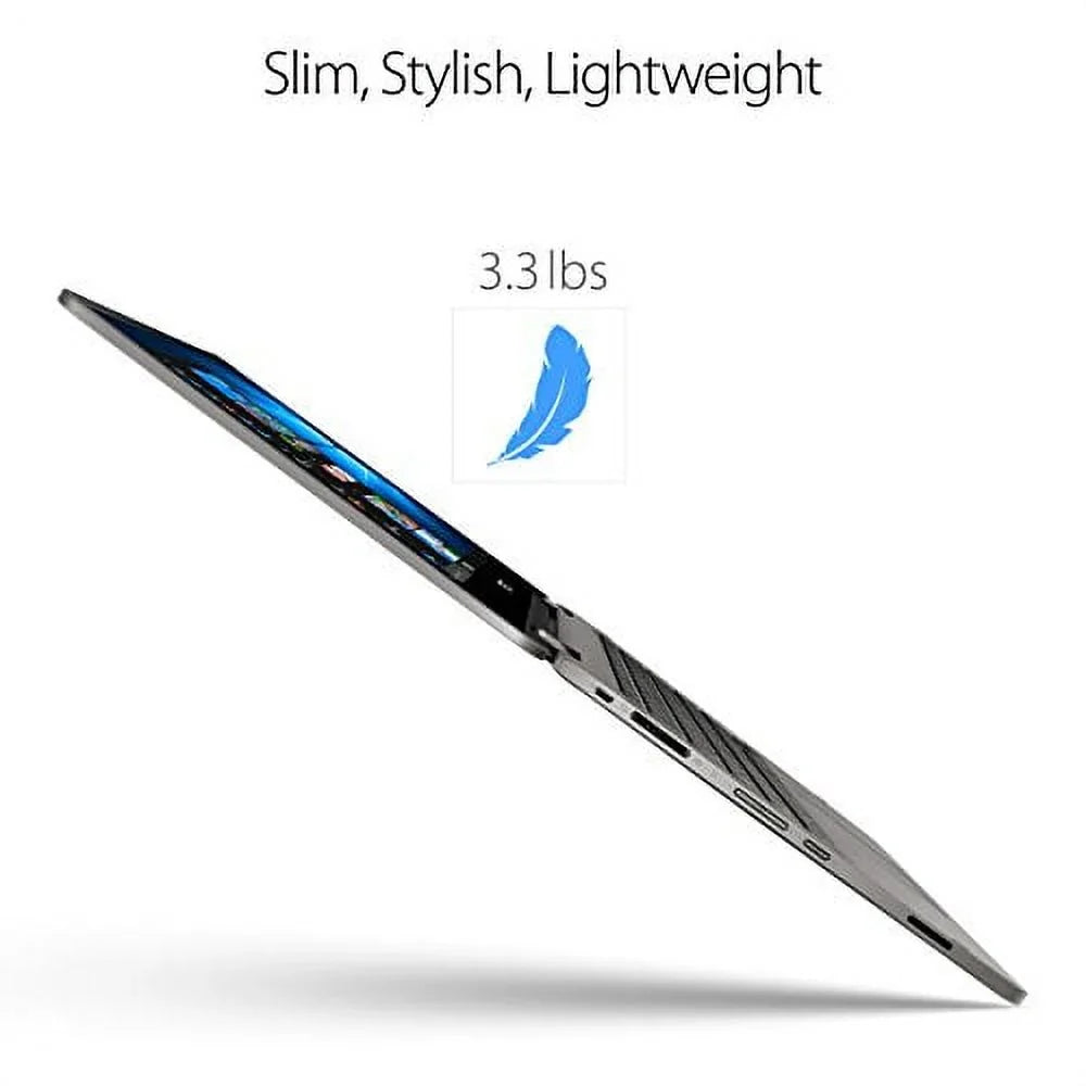 TP401MA-YS02 Vivobook Flip Thin 2-in-1 HD Touchscreen Laptop,  Celeron 2.6GHz Processor, 4GB RAM, 64GB eMMC, Windows 10 S, 14"