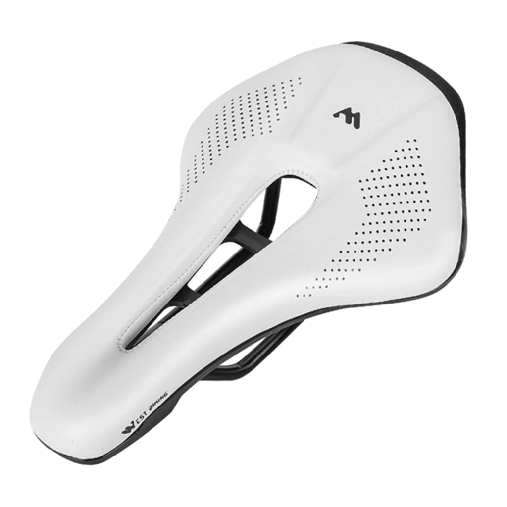 Bike Saddle,Equipment Road Mtb Bike Soft Pu Leather Mountain Seat Soft Saddle Steel Rails Pu Leather Road Seat Soft Pu Leather Road Mtb Rails Mountain Seat Bike Saddle Jinmie