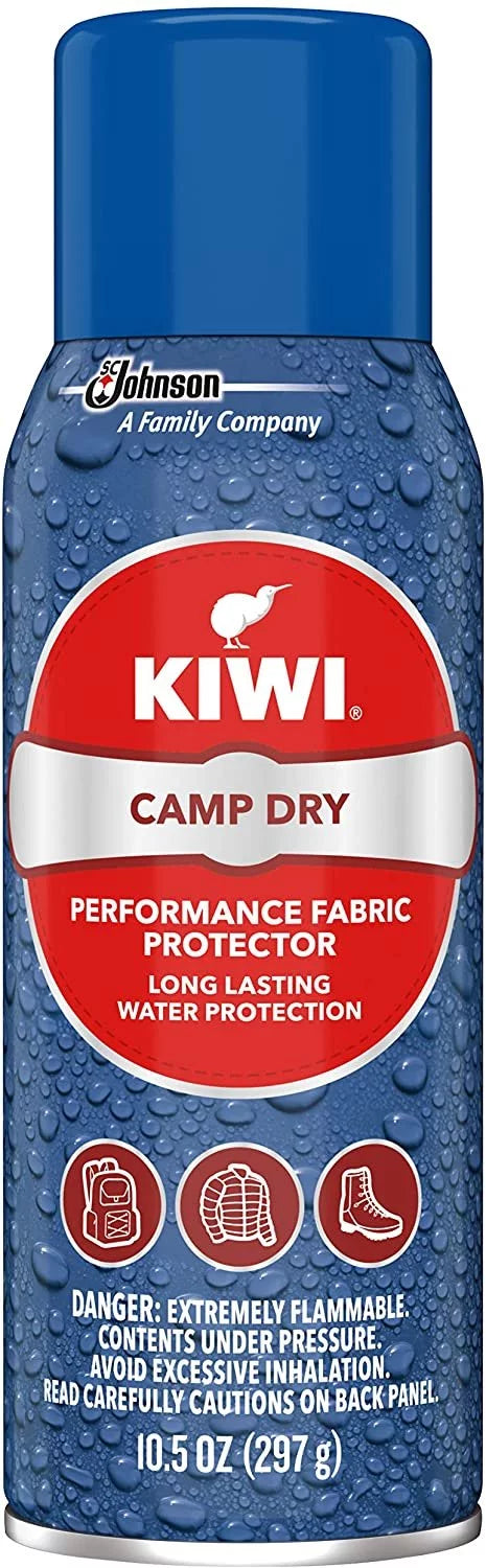 Kiwi Camp Dry aqua Repellent Performance Fabric Protector, 10.5 oz 3 Pack