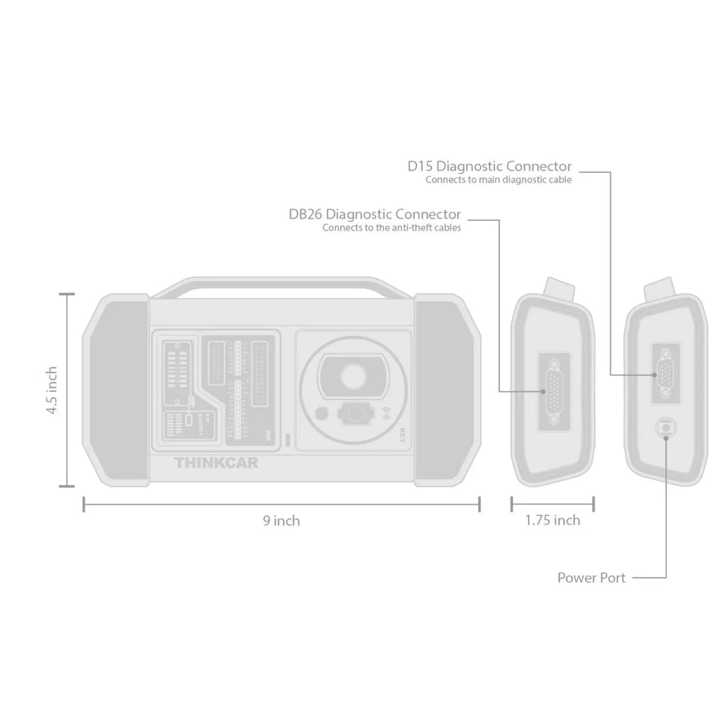 THINKCAR PRO G3 - Professional Immobilizer, Key Programmer and Automotive Diagnostic Equipment
