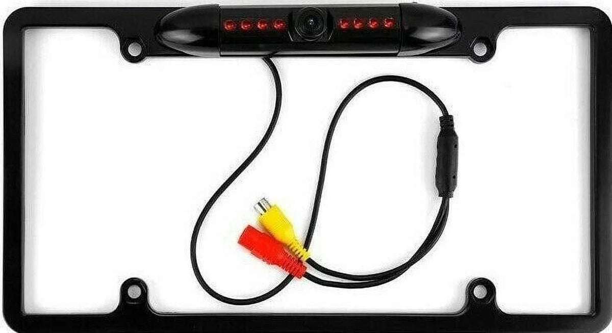FOR PIONEER AVH-X4500BT NIGHT VISION - COLOR REAR VIEW CAMERA - BLACK FRAME