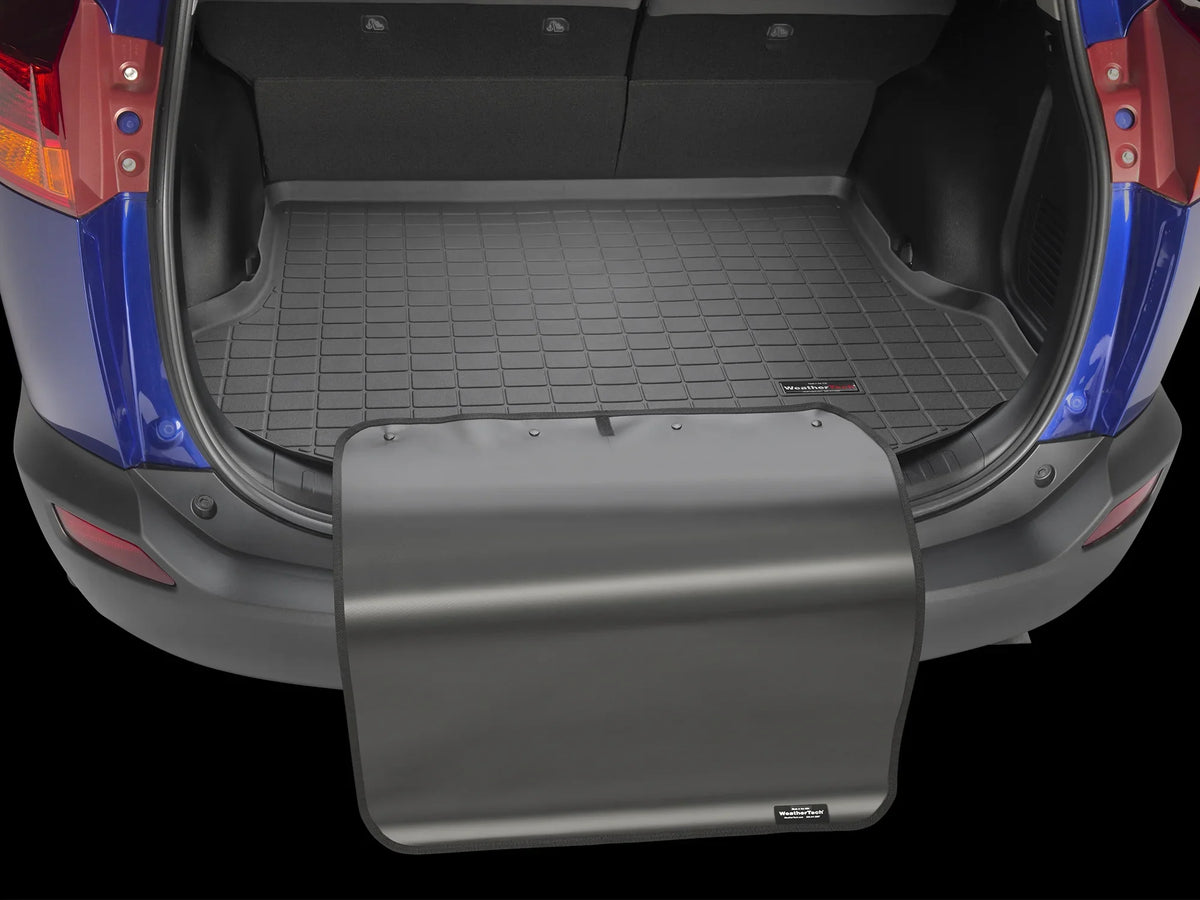 WeatherTech Cargo Trunk Liner with Bumper Protector matching with 2013-2014  RAV4 - Behind 2nd Row Seating With Bumper Protector, Black