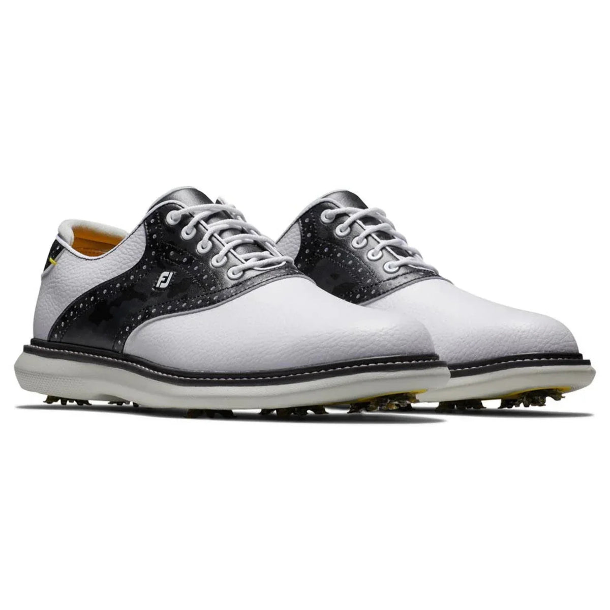 FootJoy Men's Traditions Golf Shoes 57903 - White/Gray - 11.5 - Wide
