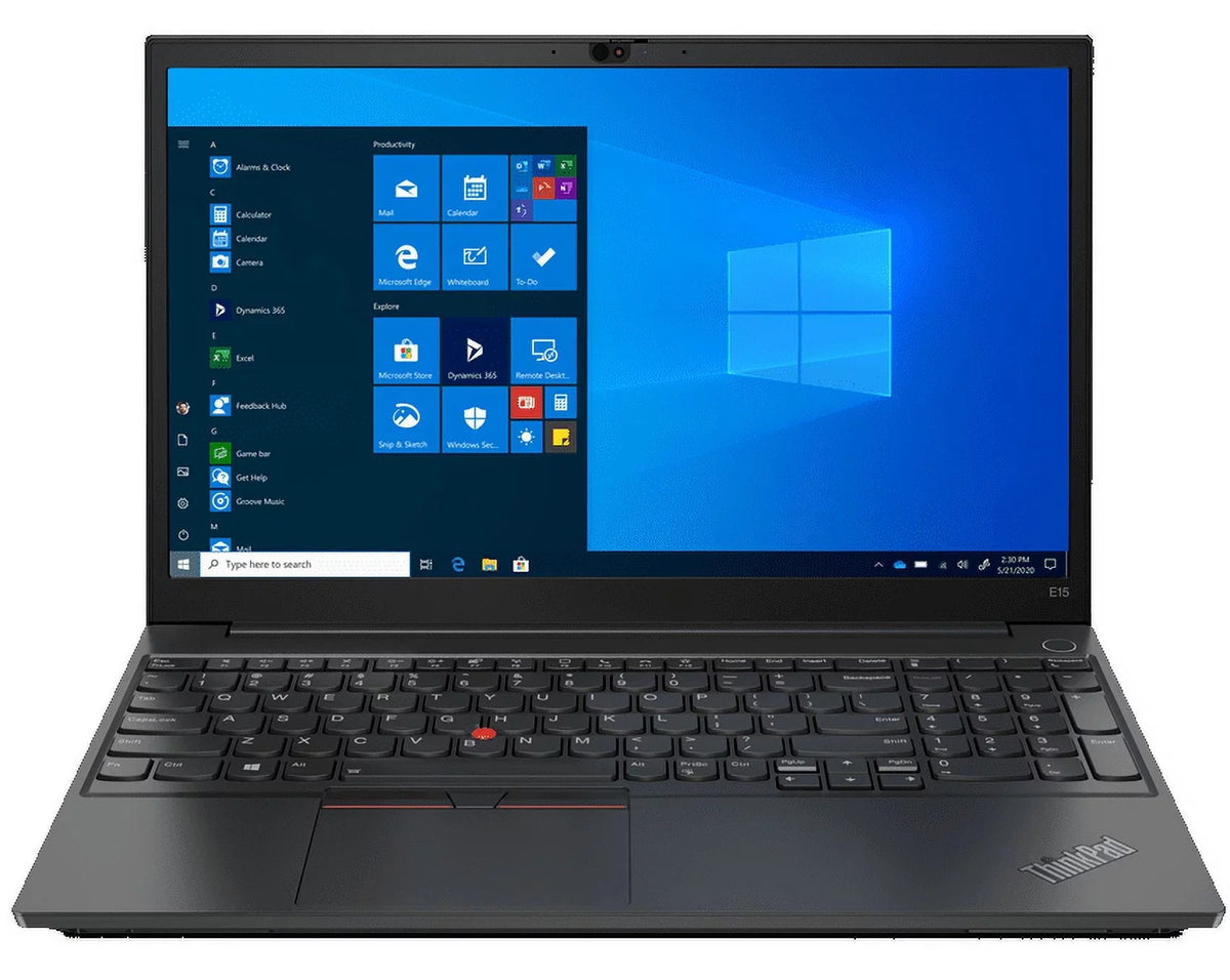 ThinkPad E15 Gen 2 Business Laptop, 15.6" FHD (1920 x 1080), 11th Gen  Core i5-1135G7, 8GB RAM, 256GB SSD,  Iris Xe Graphics functions as UHD Graphics, Windows 10 Pro