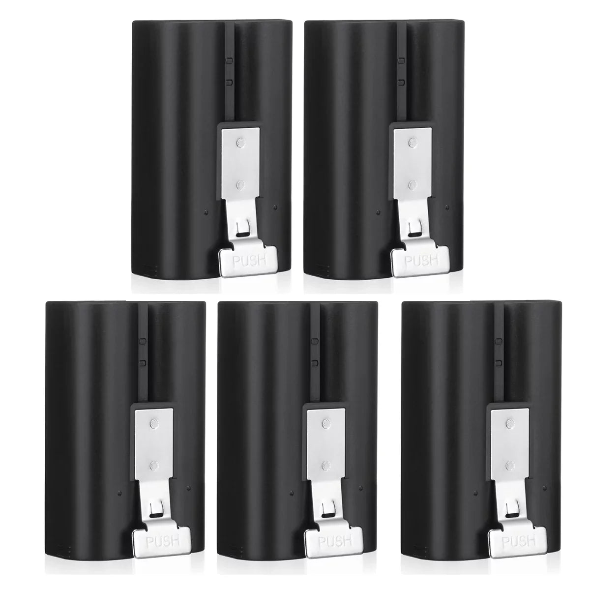 EBL 5-Pack Rechargeable Doorbell Replacement Battery suitable with Ring Video Doorbell 2/3/3 Plus/4, Spotlight Cam, Stick Up Cam, for Ring Doorbell Camera, Backup Batteries 6040mAh 3.65V