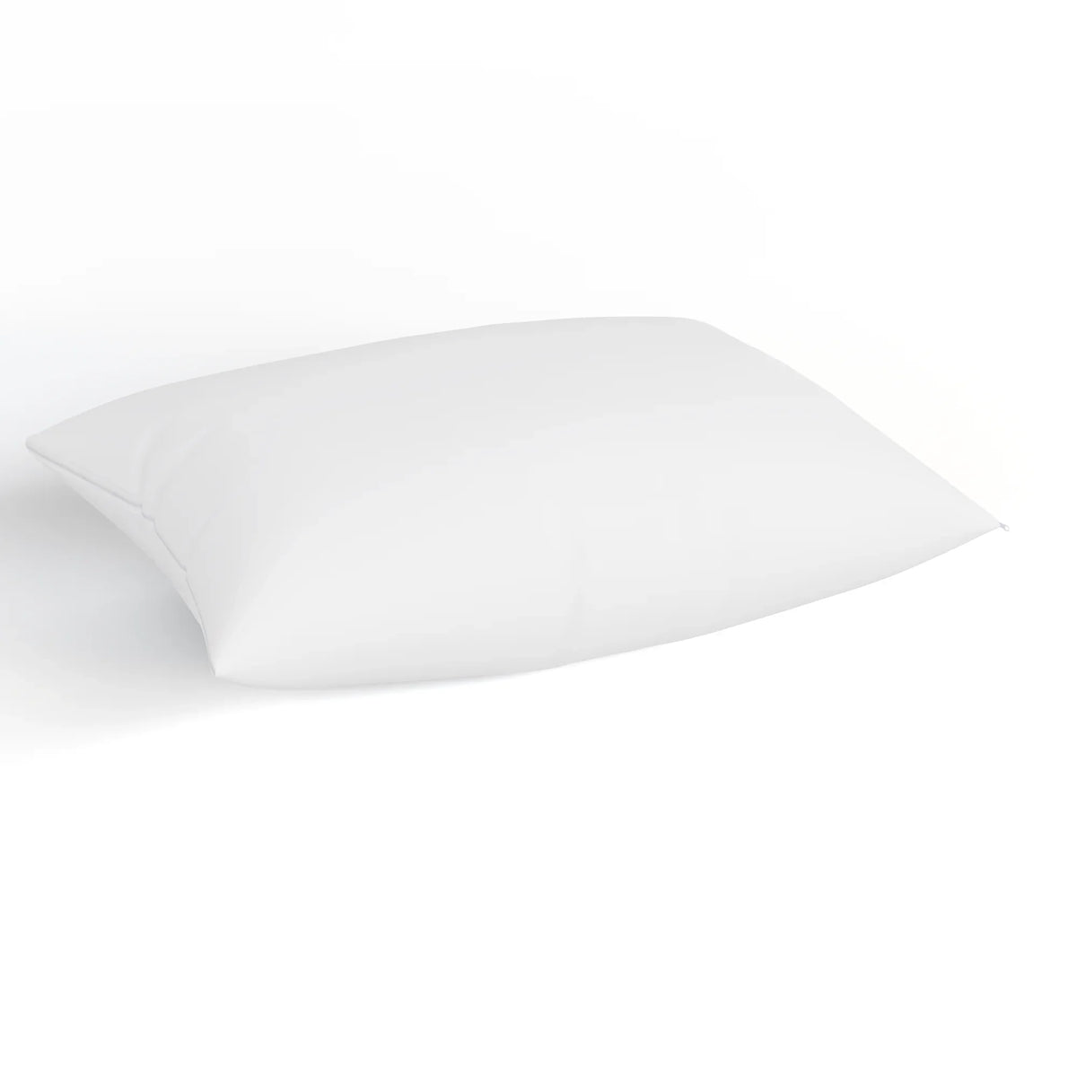 Poly-Cotton Zippered Pillow shield - Standard Size Pillow Protector - Protects from Dirt, Dust, and Debris - 12 Pack