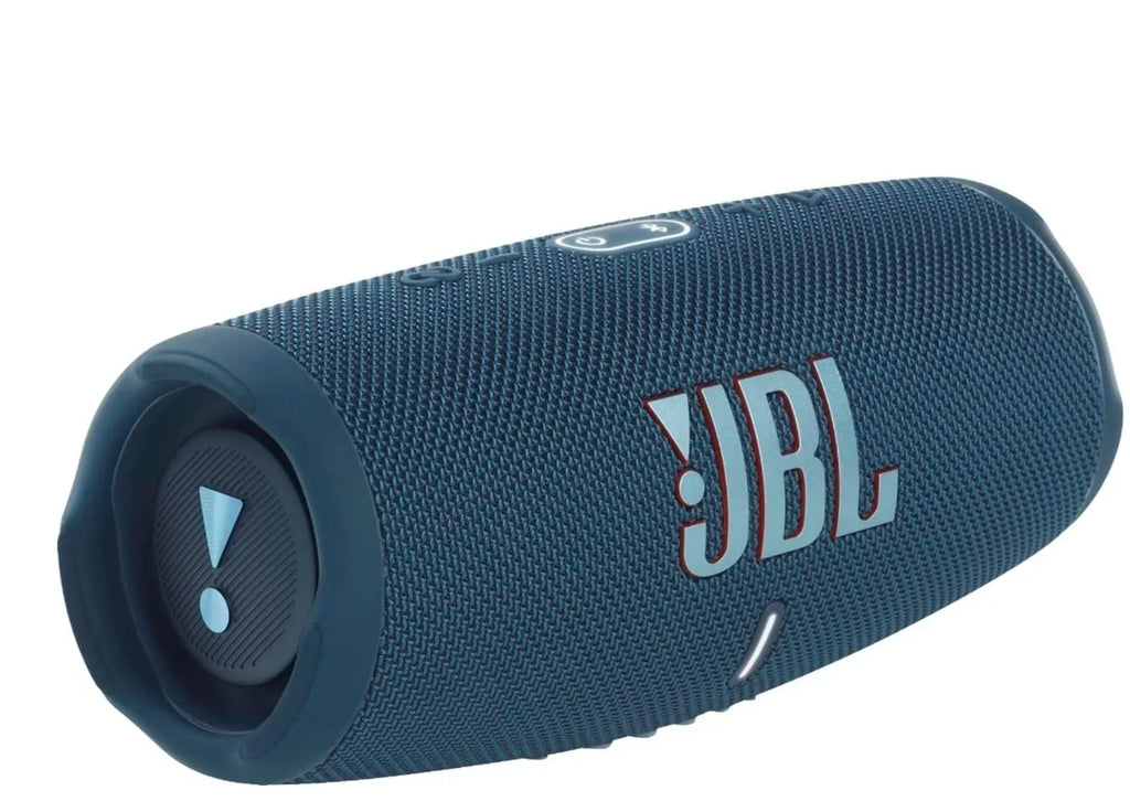 JBL Charge 5 Bluetooth Speaker, IP67 Waterproof Bundle with Deluxe CCI Hardshell Protective Case (Blue)
