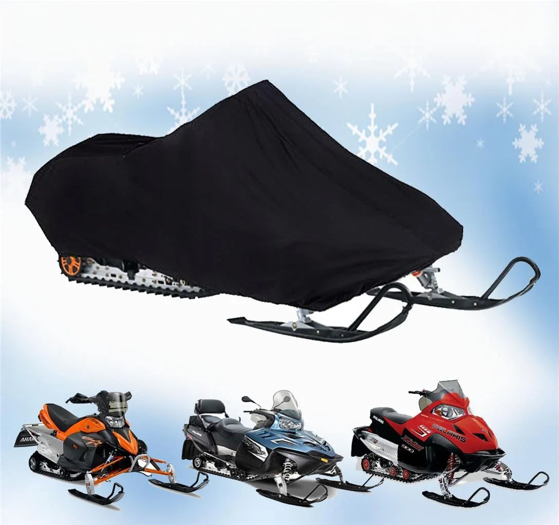 All Black.. 200 Denier Storage Snowmobile protector appropriate for the 2014-2015 Ski Doo Bombardier Model GSX SE E-TEC 800R Snowmachine Sled