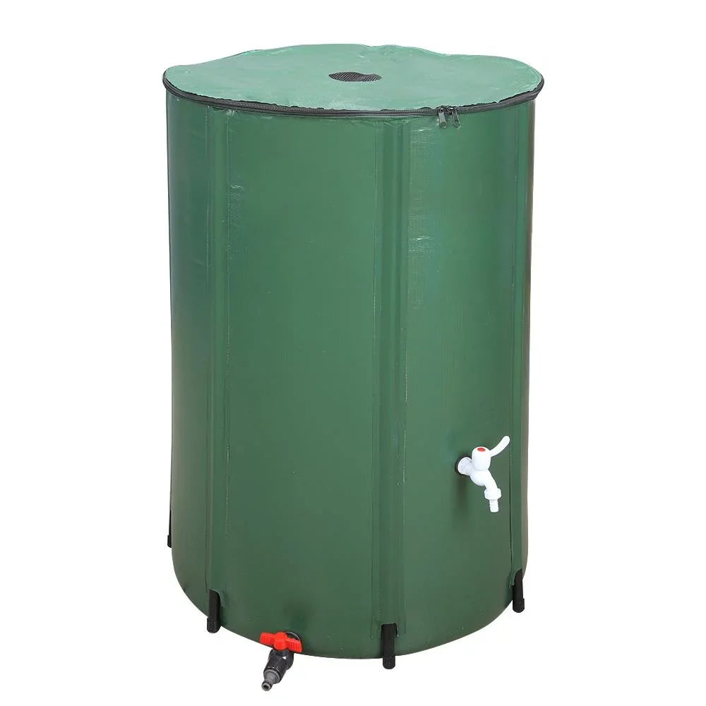 Ktaxon 100 Gallon Collapsible Rain Barrel, Portable moisture Storage Tank