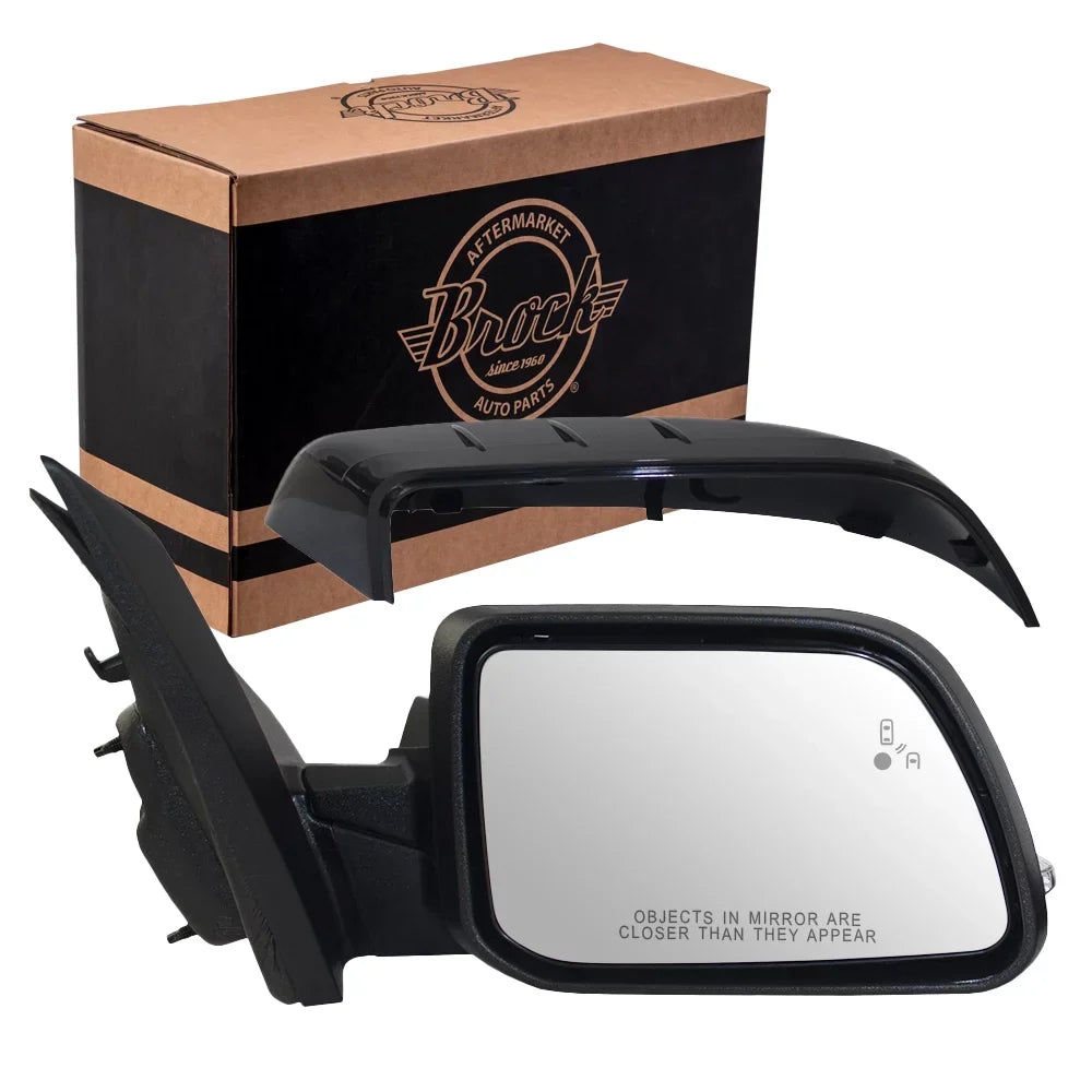 Passengers Power Side View Mirror Heated Memory Puddle Lamp Signal w/ Blind Spot Detection Replacement for 11-14  Edge CT4Z17682EAPTM Fits select: 2014  EDGE SEL, 2011-2013  EDGE SPORT