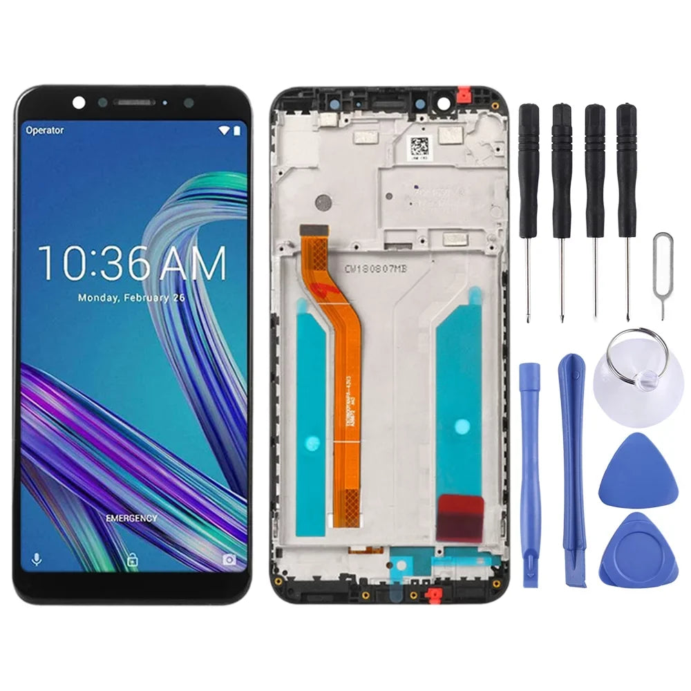 Cellphone Repair Parts  OEM LCD Screen for  ZenFone Max Pro  ZB601KL ZB602KL Digitizer Full Assembly with Frame