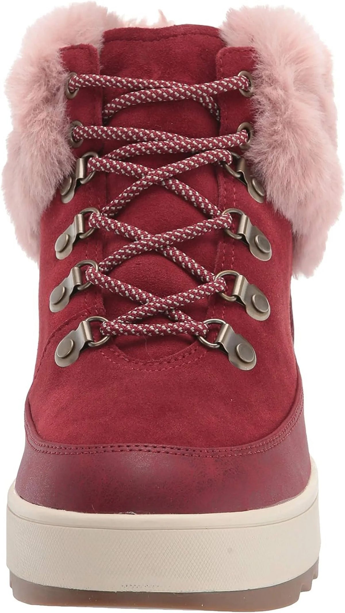 Koolaburra by UGG Women's Tynlee Lace-up Snow Boot Size 8, Color Syrah
