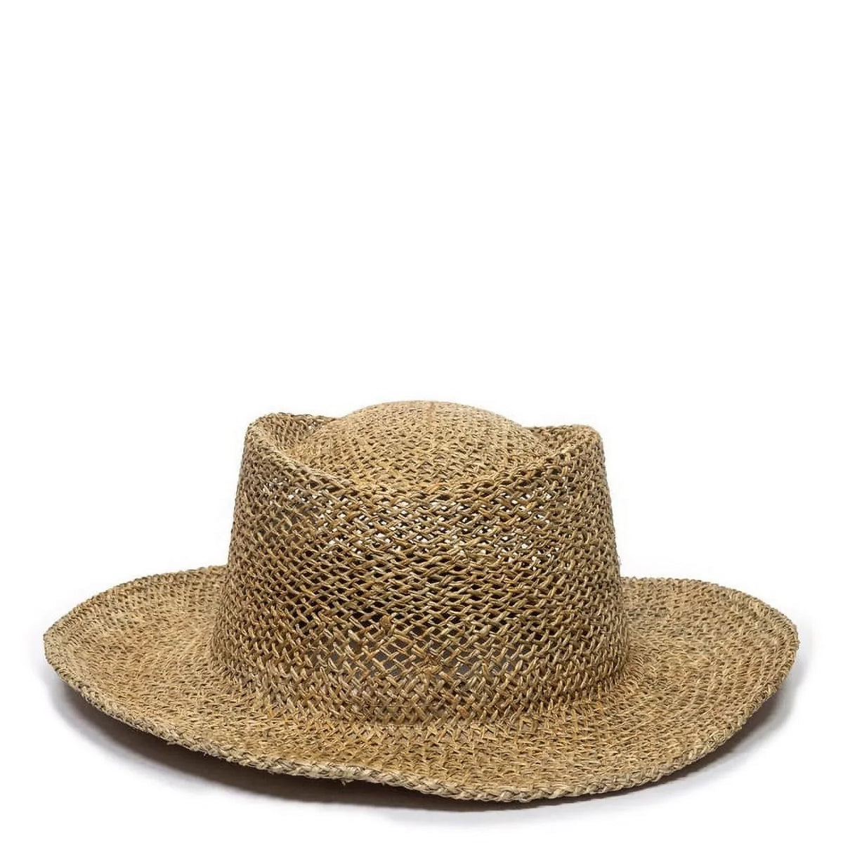 Outdoor Cap STW-100 Gambler Straw Hat-Natural