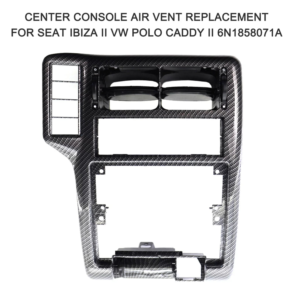 Walmeck Air Vent,HUIOP II  Caddy Vent Seat Ibiza Seat Ibiza II Caddy II 6N1858071A Console Air Vent Center Console Air Dabey Vent 6N1858071A Center